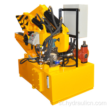 Nyenyane e tsamaeang ea Metal scraps Crocodile Shearing Machine